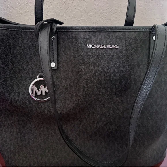 Michael Kors Black Signature Tote - Picture 2 of 16
